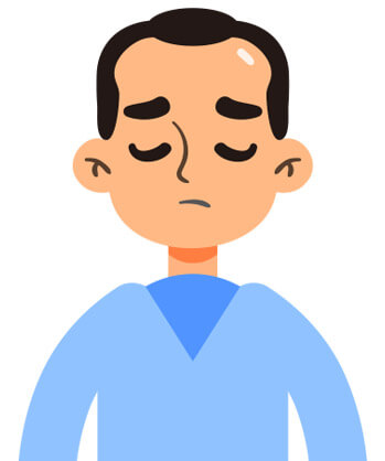 男性雄性禿