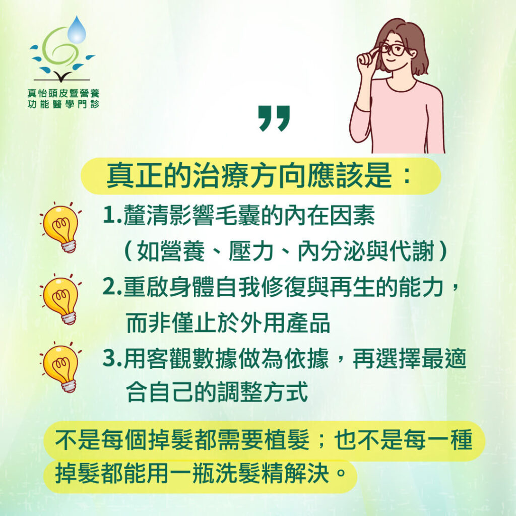 掉髮治療方向